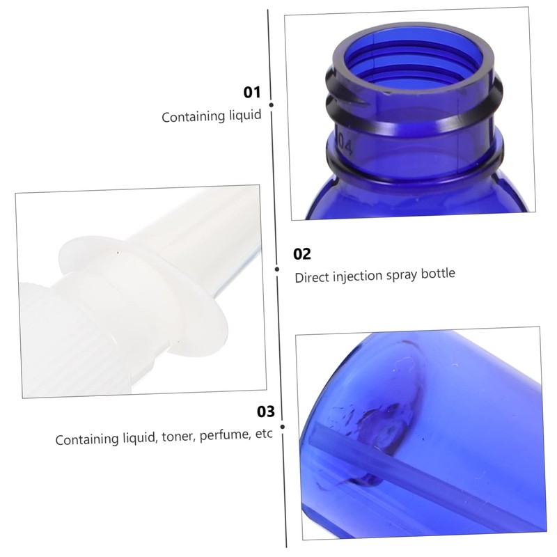 BIUDECO Mini Bottles Set 8 Pieces of Bottles Reusable Leakproof