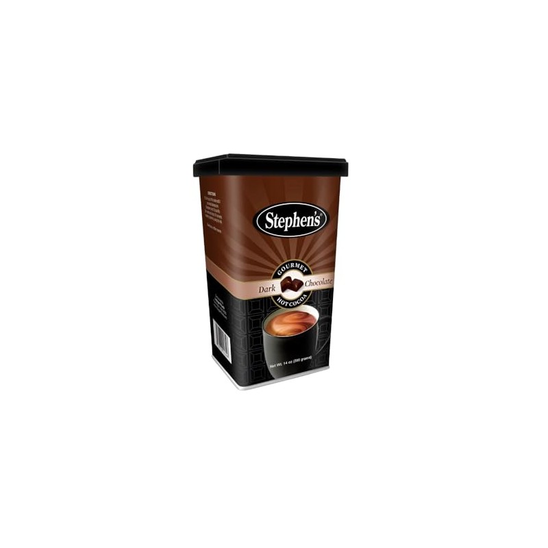 Stephen's Gourmet Hot Cocoa, Dark Chocolate, 14 OZ (Pack of