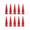 10 Stück 10mm Metall Spike Nieten, Cone Spikes Metallic Schraube