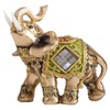 speed mao Glittering Elephant Asian Taste Feng Shui Figurine Object