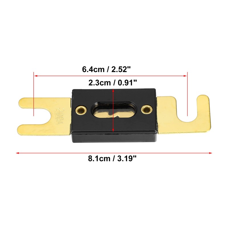 X AUTOHAUX 2pcs Fuse Replacement 200A ANL Fuses Car Audio