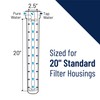 Pentair Pentek S1-20 Sediment Water Filter, 20-Inch, Whole House Pleated
