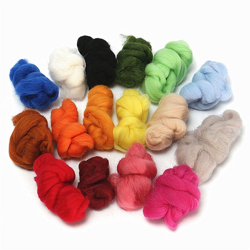 rosenice Felt Wool 36 Colours Fairy Tale Wool Sheep's Wool