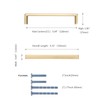 KNOKLOCK 10 Pack 5 Inch(128mm) Kitchen Cabinet Handles Brushed Gold