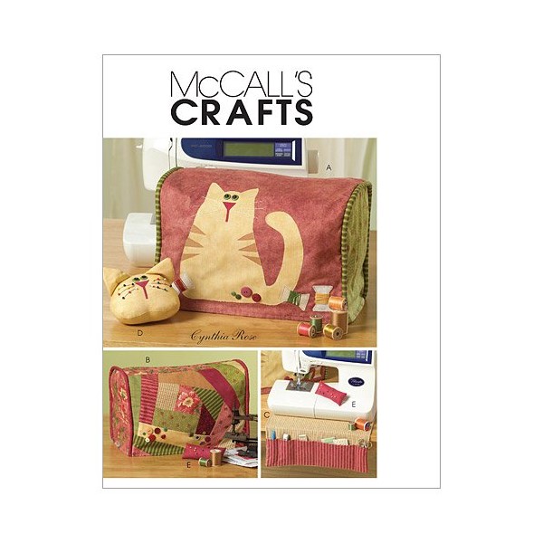McCall's Patterns M5017 Sewing Machine Cover and Accessories, One Size