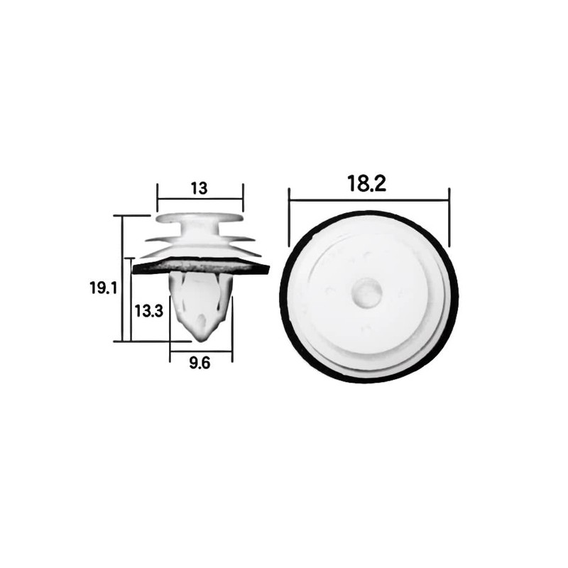 Boston BC5362 Trim Clip 10 per Bag