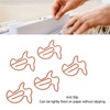 100pcs Paper Clips Prevent Slip Cute Rabbit Shaped Decorative Bookmark