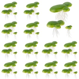 Framendino, 54 Pack Floating Aquarium Plants Artificial Plastic Fake Duckweed Simulation (3 Size)