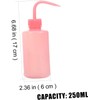 Botella de Limpieza de Pestañas Boca Curva 250ml Resistente a