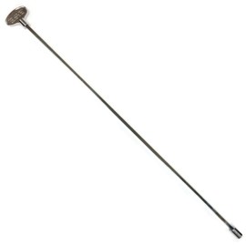 Midwest Hearth Universal Valve Key for Gas Fire Pits and Fireplaces - Polished Chrome (24-Inch)