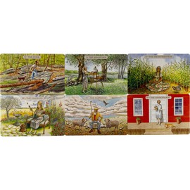 Tarot Cards, 78 Cards, Tarot Divination, Pastoral Tarot, Japanese Instruction Manual Included (English Language Not Guaranteed)