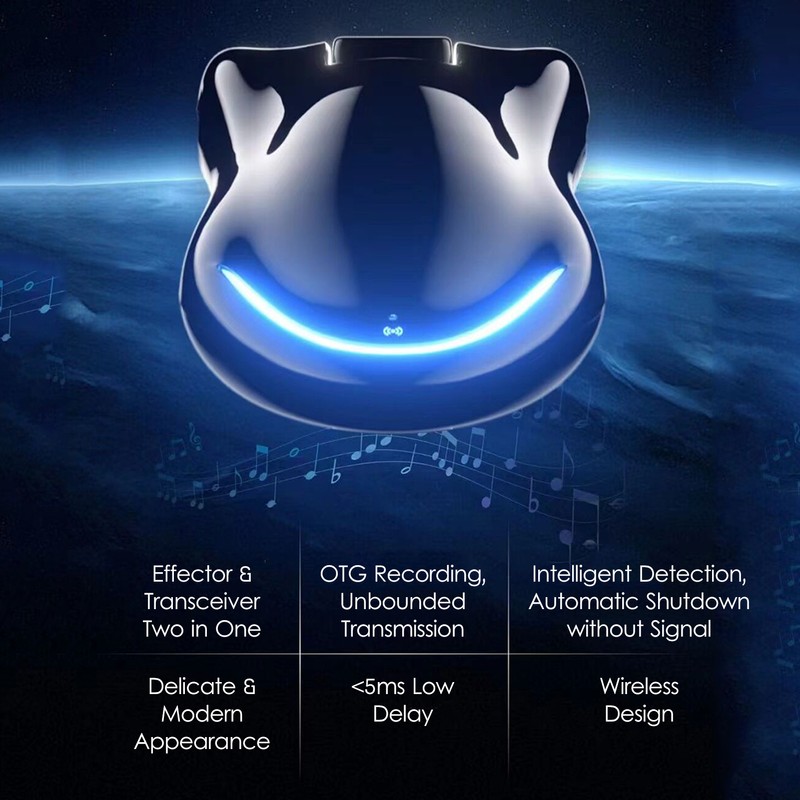 Wireless Guitar Wireless System Guitar Transmitter with Receiver Support OTG