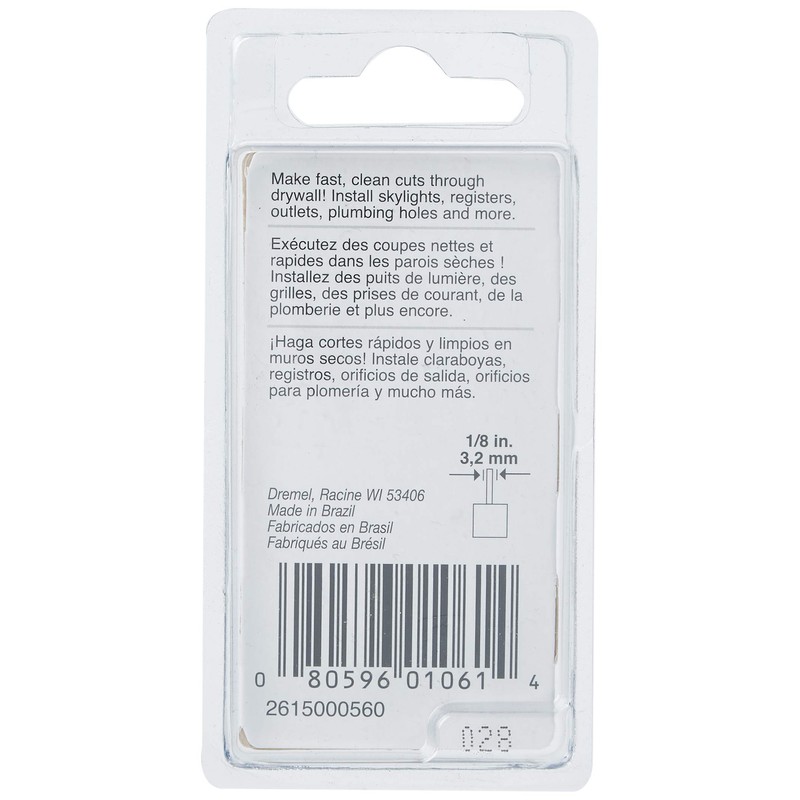 Dremel 560 Drywall Cutting Bit , 1/8"
