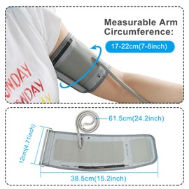 MEDLINKET Blood Pressure Cuffs for Small Arms, 7-9inch (17-22cm) Small Blood Pressure Cuff Compatible with Omron Blood Pressure Monitor, Tailored Fit for Tapered Arms