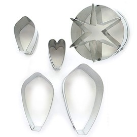 Gardenia Four Petals and Calyx Cutter Set by WSA