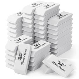 Mr. Pen- Erasers, 36 Pack, White Pencil Eraser, Erasers for Pencils, Mr Pen Erasers, Large Eraser, Block Erasers for School, Rubber Eraser, Large Erasers for School, Large White Erasers