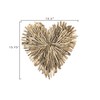 Creative Co-Op Driftwood Heart Shaped Wall Décor