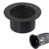 Coehaopike Straight Pipe Flange Duct Connector Duct Connector Straight Pipe