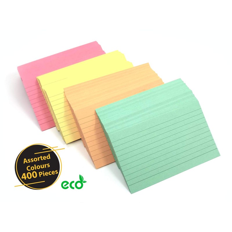 Eastlight Ruled Index Record Card (125 x 75mm) A7++ Assorted