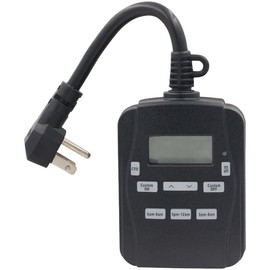 Prime TNODP23 EZ-Set 2-Outlet 24-Hour Digital Outdoor Timer