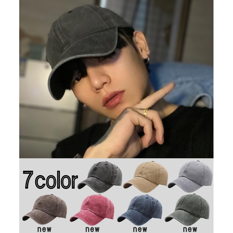 Capprecier Cap, Men's, Women's, Hat, Plain, Adjustable, Spring, Summer, Autumn,