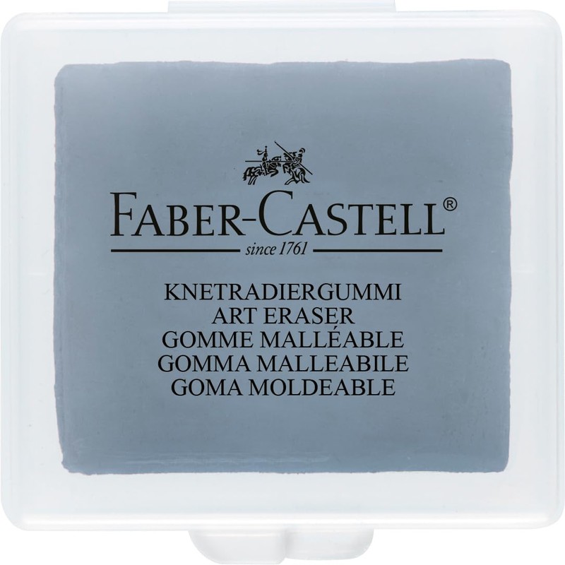 Faber-Castell Art Eraser 205051 Plastering Eraser 127220 Grey Pack of