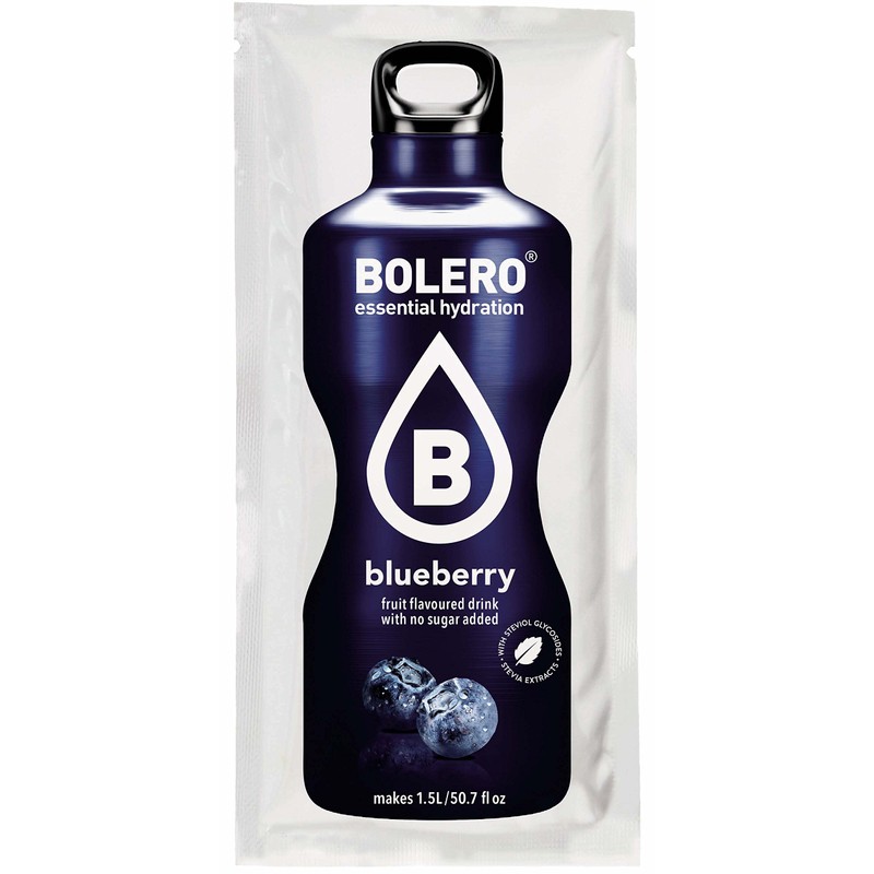 Bolero Blueberry Fruit Flavoured Drink Powder 12 Sachets