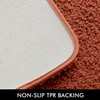 MIULEE Fall Rust Extra Thick Non Slip Bathroom Rug Shaggy
