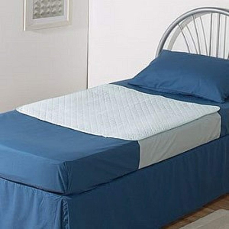 Cotton Waterproof Bed Protector/Pad with Tucks Washable Soaker Sheet, Single