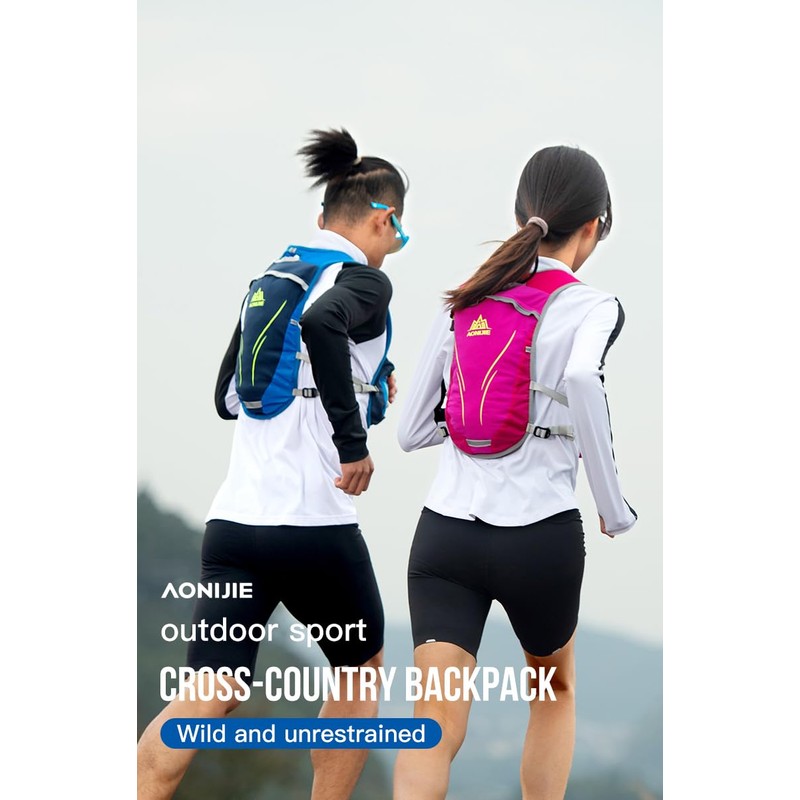 Geila Hydration Backpack, Hydration Vest Outdoors Sport Trail Marathoner Running