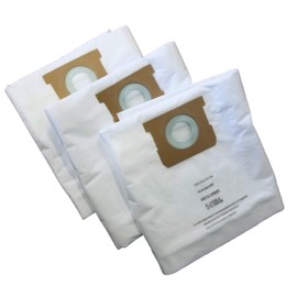 3 HEPA Bags Compatible with Shop Vac 5-8 Gallon Units, Replaces Part #'s Type H High Efficiency 90671 9067100 & Type E 90661 9066100, Craftsman 38767
