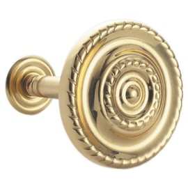 Pandoras Upholstery Large Brass Regency Curtain Fabric Holdback/Tieback Hook Sold In Pairs