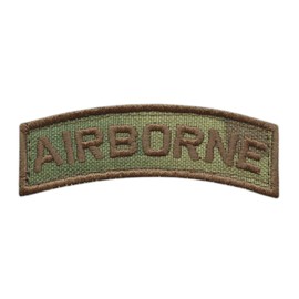 Airborne Shoulder Tab Multicam OCP US Army Tactical Moral Hook Patch