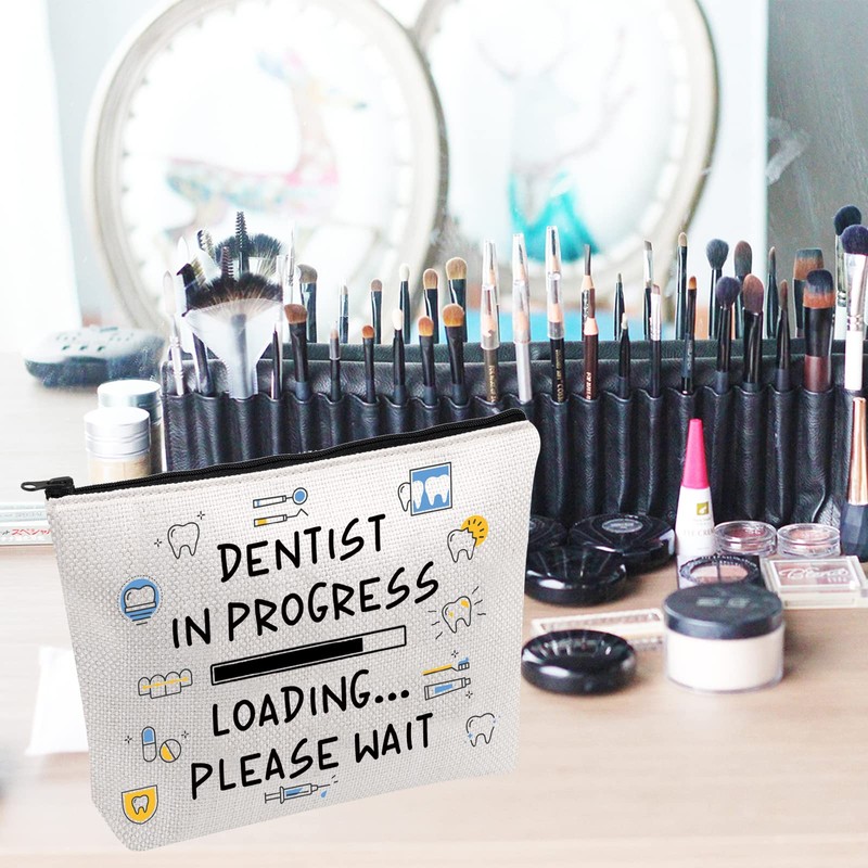 Funny Dentist Makeup Bag Dentist in Progress Loading Please Wait