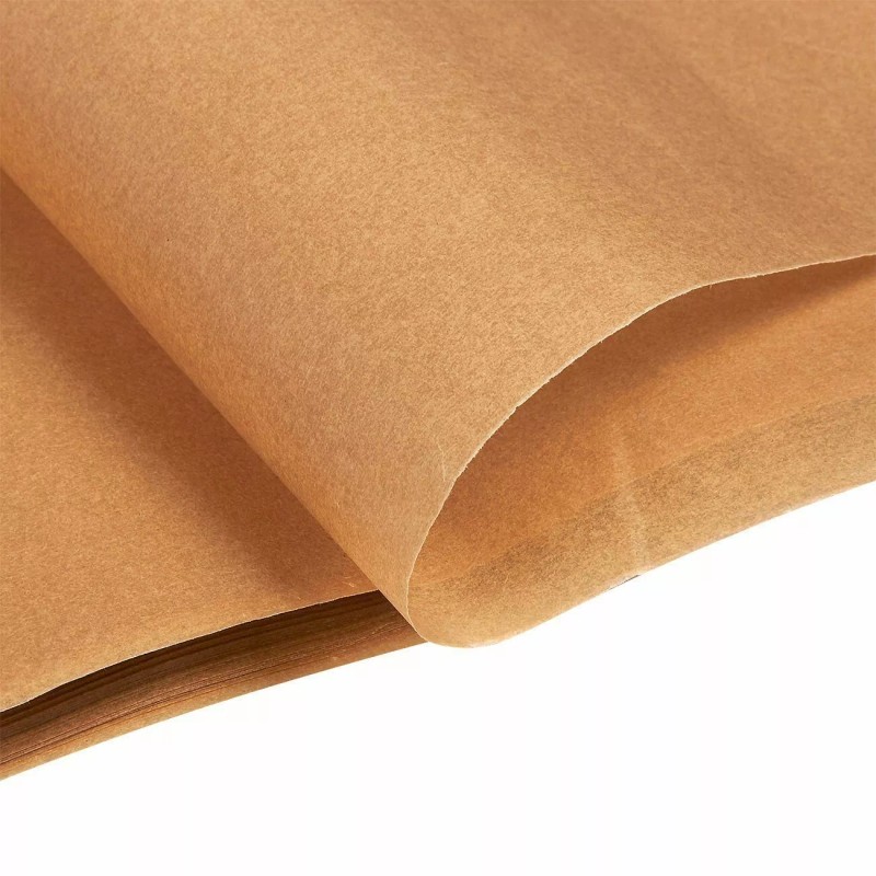 CHEFworth Unbleached Natural Brown Parchment Paper Baking Sheets Pan Liner