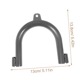 Operitacx Drain pipe connection set, washing machine extension hose adapter, U-shaped hose holder, PP material, easy to install