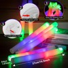 WQAPVHBG 32 Pcs Foam Glow Sticks Bulk,Glow Foam Sticks with