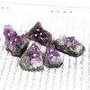 Soulnioi Natural Amethyst Crystal Cluster Irrgular Stone Purple Quartz Geode