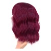 GT Wig G&t Wig Pelucas Rizadas De Color Rojo Bob