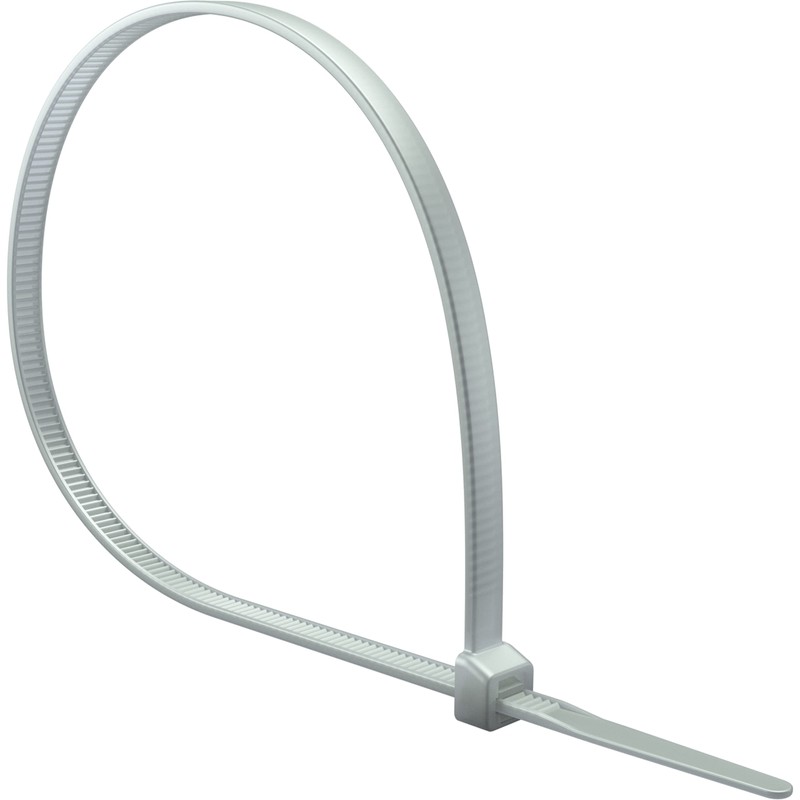 ISOLATECH Pack of 100 Cable Ties White Colourless 400 mm