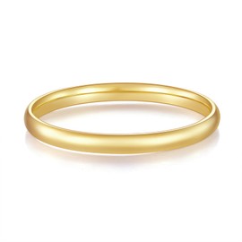 MINDDHA 14K Gold Plated Rings Set for Women, Stackable Thin Gold Bands, Knuckle Rings, Dainty Thumb and Pinky Rings, Non Tarnish, Perfect Gold Plated Ring for Gift, Available Size 4-12