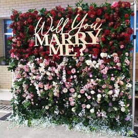 Wooden Wedding Proposal Sign, Will You Marry Me for Backdrop,Engagement Sign for Proposal Decorations,Marriage Proposal Decor,Popped The Question