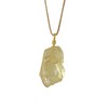 EDEN'S CALL Natural Irregular Raw Crystal Necklace for Women Golden