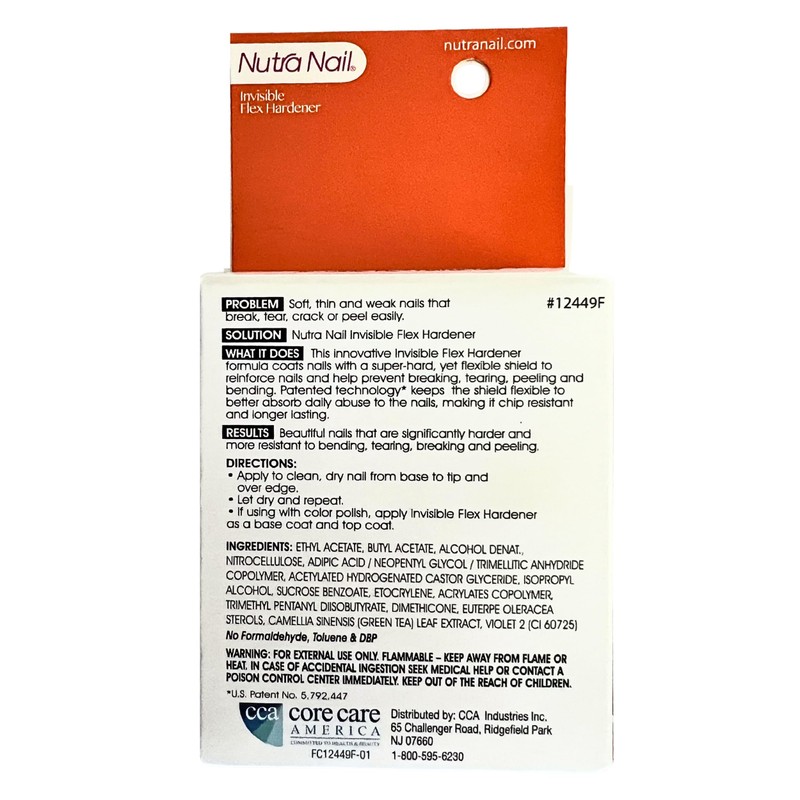 Nutra Nail Invisible Flex Hardener – Instant Protective & Restorative