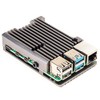 Aluminium Heatsink Case for Raspberry Pi 4 (Magnetite Grey)