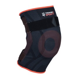 Thuasne Sport - Ligamentäre Kniestütze - Ligamentäre Verletzungen, instabiles Knie - Laterale starre Gelenkstützen - Stützindex 5/5 - CE Medizinprodukt - S
