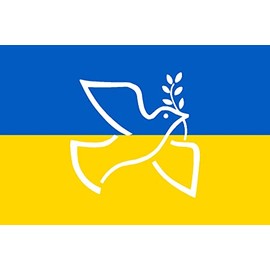 Ukrainian Ukrainian Flag 5ft x 3ft Ukrainian Flag