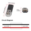 50PCS Pluggable LED Wire Connectors, 2 Pin 2 Way Universal