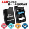 ロワジャパン【PSE基準検品】PSP 2000 3000 互換 PSP-S110 バッテリーパック 【2個セット】実容量高