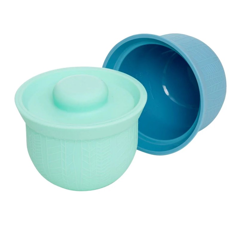 Wean Meister AdoraBOWLS 2Pk, Grey/Blue